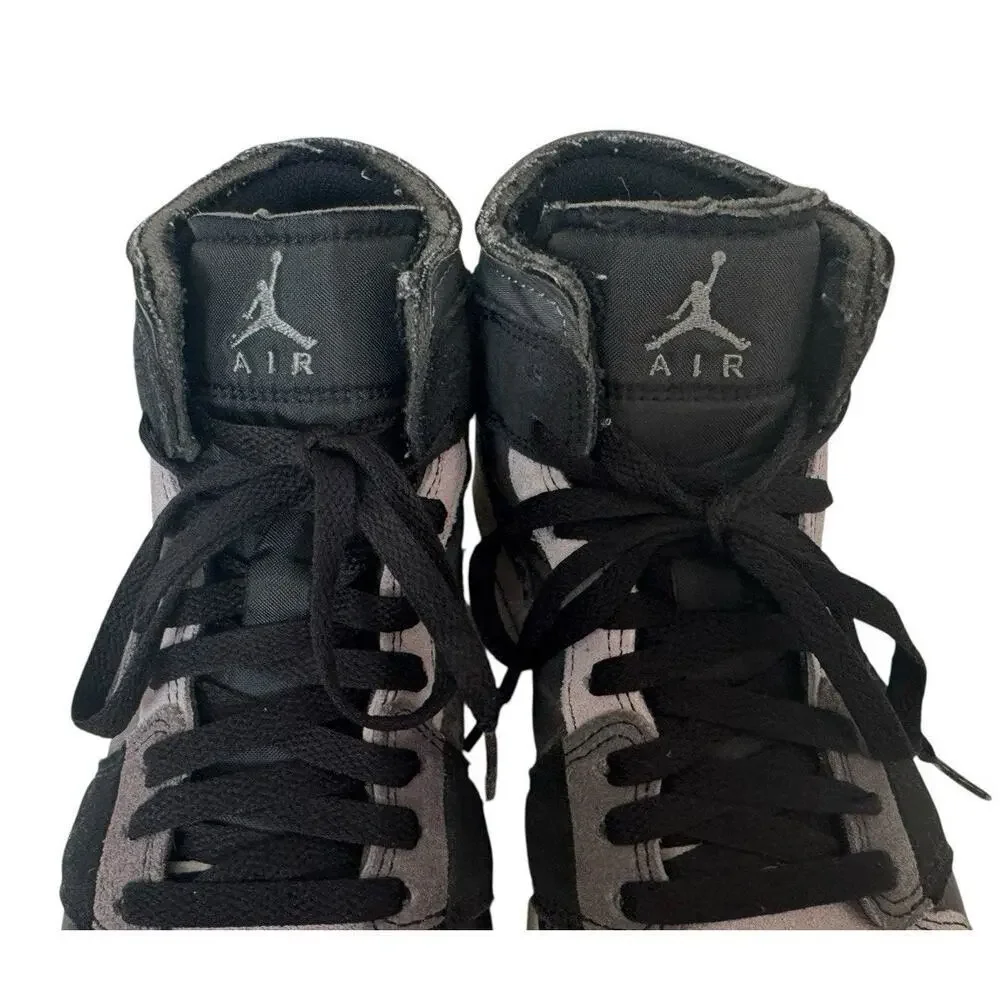 NIKE AIR JORDAN 1 Mid SE Craft Shoes Black/Cement Grey Lt Graphite Men’s 8.5 42